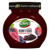 Łowicz Konfitura extra z owocami leśnymi niskosłodzona 240 g