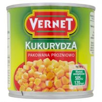 Vernet KUKURYDZA KONSERWOWA VERNET 340 G zakupy dla domu i biura! 49906803