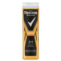 Rexona Men - Bodywash and Shampoo 2in1 - Żel pod prysznic i szampon 2w1 dla mężczyzn - Workout - 400 ml