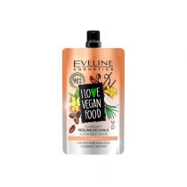 Eveline I LOVE VEGAN FOOD - VANILLA LATTE SUGAR BODY SCRUB - Cukrowy peeling do ciała - KAWA WANILIOWA - 75 ml