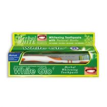 Inny White Glo Pasta do zębów Herbal White formuła oparta na naturalnych ziółach i minerałach