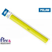 MILAN Linijka 30 cm żółta