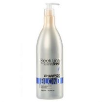 Stapiz Sleek Line Blond Shampoo Szampon z jedwabiem do włosów blond 1000 ml