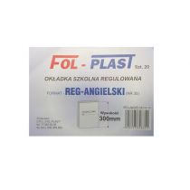 Fol-Plast okładki Okładka szkolna Angielski regulowana nr35 300x400mm OK39FP