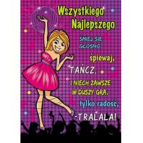 Stamp Karnet Young B6 + koperta wzór nr 025