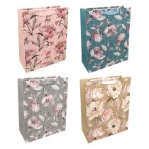 incood. Torba prezentowa 26x32 pastelowe kwiaty