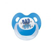 Bibi Smoczek ortodontyczny Basic Care BAD BOY, 6-16m