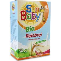 084Sun Baby Kaszka Ryżowa Bezmleczna Bezglutenowa 250g - Sun Baby - EKO - od 4 miesiąca BPLKASZRYŻ