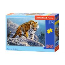 Puzzle Tiger on the Rock 180