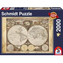 Schmidt Spiele 58178 - historyczna mapa świata, 2000 części puzzle