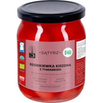 SĄTYRZ (warzywa kiszone) RZODKIEWKA KISZONA Z TYMIANKIEM BIO 500 g (250 g) - SĄTYRZ BP-5908228980416