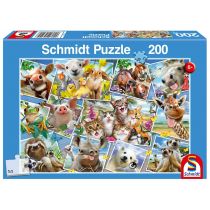 Schmidt Spiele Spiele, puzzle Zwierzątka robią selfie