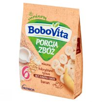 Nutricia POLSKA SP Z O.O BoboVita Porcja Zbóż mleczna kukurydziano-ryżowa banan po 6 miesiącu 210 g