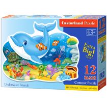 Castorland Puzzle maxi konturowe:underwater friends 12