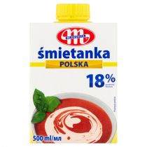 Mlekovita Śmietanka Polska UHT 18% 500 ml