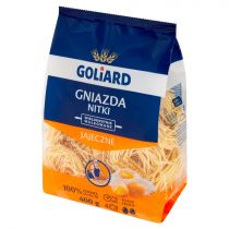 Goliard Makaron 2-jajeczny gniazda nitki 400 g