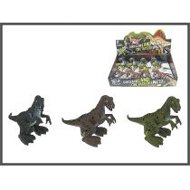 Dinozaur nakręcany 13 cm ze światłem