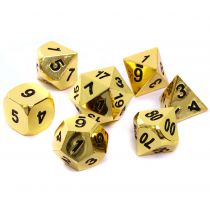 Rebel Komplet kości RPG Metal Złoto