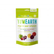 Yumearth Lizaki kwaśne z witaminą C, wiśnia, truskawka 85 g Bio