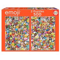 G3 Puzzle 2x500 Emoji Emotki)