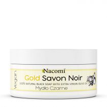 Nacomi Mydło Czarne Savon Noir Gold 125g