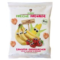Erdbar Chrupki Kukurydziane Bananowo-Truskawkowe 25g EKO Dla Dzieci smaknatury-ERD1674