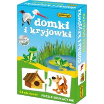 Adamigo Puzzle Eduk. - D omki i Kryjówki WGADME0UC009558