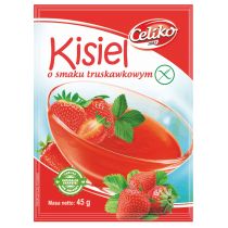 Celiko Kisiel o smaku truskawkowy w proszk bezglutenowy