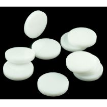 Crafters Znaczniki akryl białe okrągłe 15x3mm 10szt - Crafters