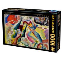 D-Toys Puzzle 1000 Kandinsky, Obraz z czerwonym punktem -