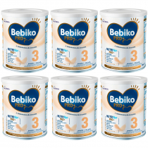 Bebiko Pro+ 3 Odżywcza formuła na bazie mleka dla dzieci powyżej 1. roku życia Zestaw 6 x 700 g