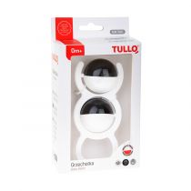 AM Tullo Tullo Grzechotka Czarno biała dwie kule