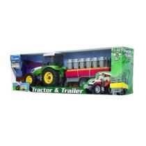 Teama Toys, traktor z przyczepą z mlekiem