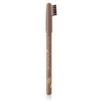 Eveline Eyebrow Pencil - Kredka do stylizacji brwi ze szczoteczką - JASNY BRĄZ/BLONDE EVEPDBSZ-ZESZ-01