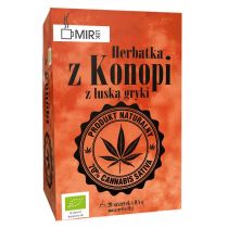Mir-Lek BIO Herbata z konopi EKO z łuską gryki (20 saszetek) Mir-Lek
