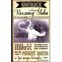 AbCard Kartka okolicznościowa Rocznica Ślubu R01