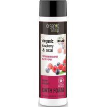 Organic Shop Shop Raspberry & Acai Vitamin Recharge Bath Foam piana do kąpieli 500ml