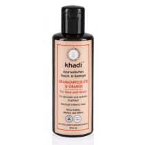 Khadi ŻEL POD PRYSZNIC I DO KĄPIELI KWIAT GRANATU I POMARAŃCZA 210ML