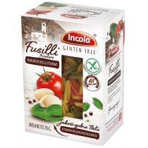 Saluteo Makaron fusilli tricolore bezglutenowy 250g Incola