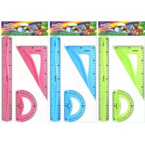 St. Majewski Zestaw geometryczny Bambino, 3 elementy, 30 cm, flexi