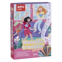Apli Kids Zestaw artystyczny z metalicznymi kartkami
