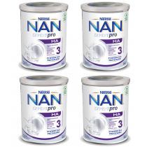Nestle NAN EXPERTpro HA 3 Mleko modyfikowane junior dla dzieci powyżej 10. miesiąca Zestaw 4 x 800 g