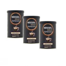 Nescafe Gold Espresso Original Kawa rozpuszczalna Zestaw 3 x 95 g