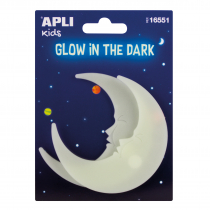 Apli Kids Fluorescencyjne naklejki Apli Kids - Księżyce 2 sztuki