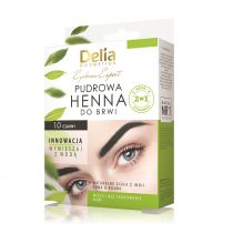 Delia Henna do brwi pudrowa 1.0 czarna saszetka 4g