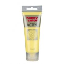 Happy Color Farba akrylowa 75ml jasnożółty limonkowy