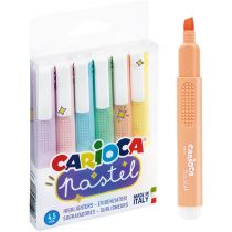 CARIOCA Zakreślacze 6kol pastel Carioca