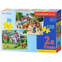 Castorland Puzzle x 2 - Jeździectwo konne CASTOR
