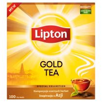 Lipton Gold Tea herbata czarna 100 torebek 150g