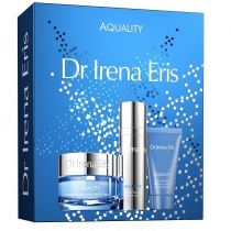 Dr Irena Eris Aquality zestaw intensywnie nawilżający krem odmładzający 50ml + głęboko nawilżający krem regenerujący 30ml + serum koncentrat nawilżający 30ml